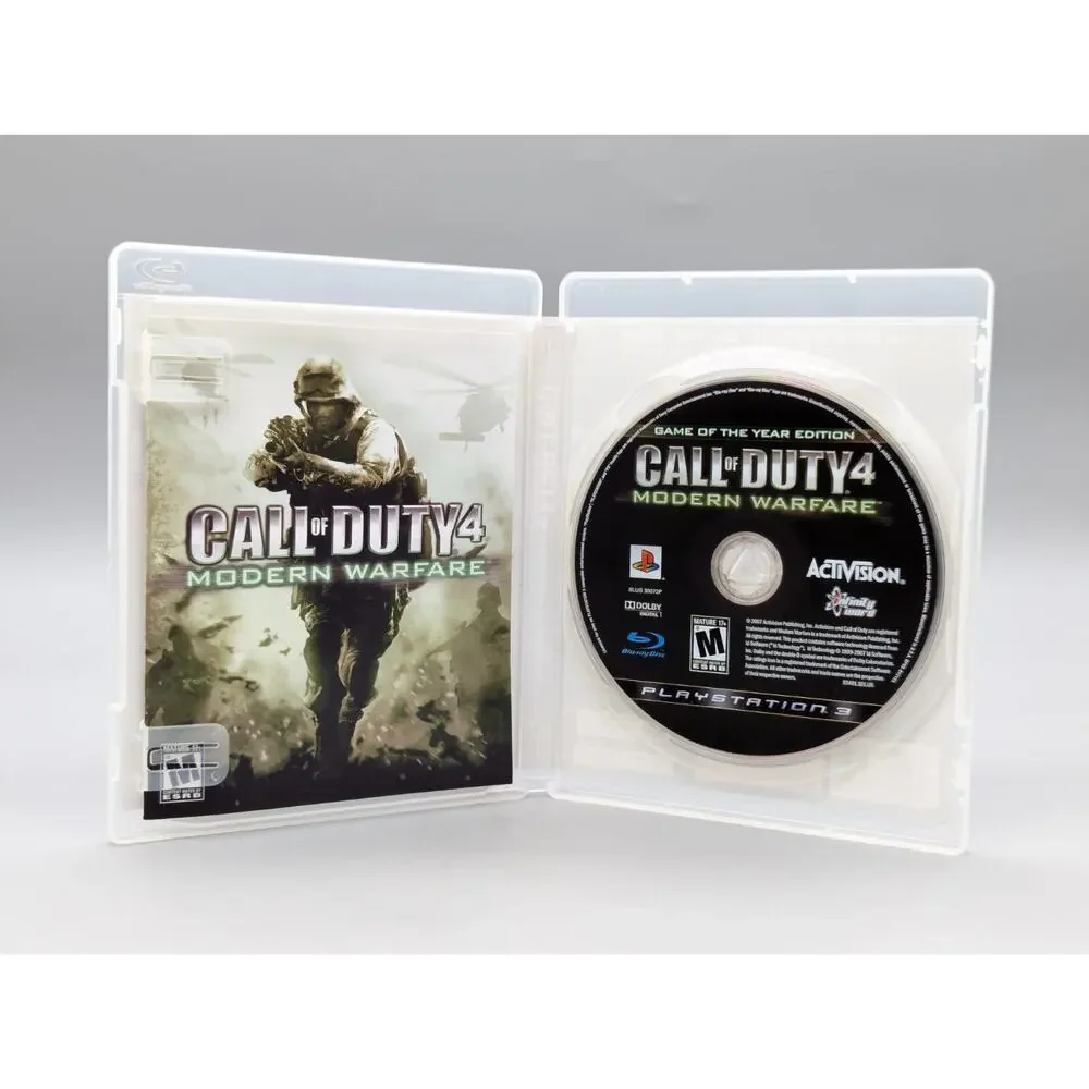 PS3 PlayStation 3 Call of Duty Black Ops Ghosts MW3 & Modern Warfare 4 Game Lot